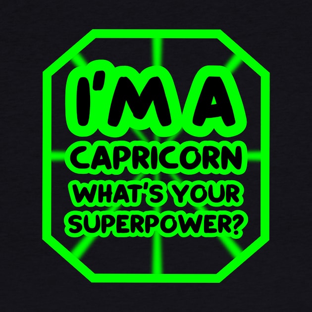 I'm a capricorn, what's your superpower? by colorsplash